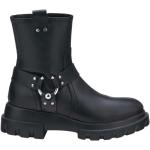 Reduzierte Schwarze AGL - Attilio Giusti Leombruni Ankle Boots & Klassische Stiefeletten aus Leder für Damen Größe 40 