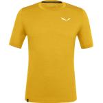 Goldene Salewa Agner T-Shirts aus Jersey für Herren Größe S für den für den Sommer 