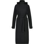 Schwarze Wasserdichte Atmungsaktive AGU Maxi Trenchcoats lang für Damen Größe XS 