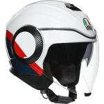 AGV Helme Orbyt Block Pearl White / Ebony / Red Fluo S