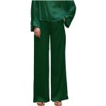 Reduzierte Smaragdgrüne Damenhosen mit Reißverschluss Größe S 