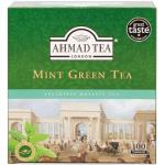 Ahmad Tea - Grüner Tee mit Minze - Großpackung - Doppelkammer-Teebeutel mit Band mit 2g Tee pro Portion - 100 Teebeutel