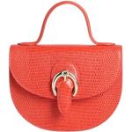 Orange Aigner Saddlebags aus Leder mit Innentaschen für Damen klein 