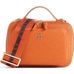 Reduzierte Orange Aigner Lederhandtaschen aus Rindsleder für Damen 
