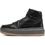 Reduzierte Schwarze Nike Air Jordan 1 High Top Sneaker & Sneaker Boots aus Gummi für Damen Größe 39 