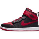 Schwarze Nike Air Jordan 1 High Top Sneaker & Sneaker Boots mit Riemchen für Herren Größe 45,5 