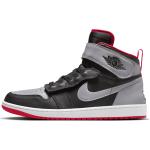 Schwarze Nike Air Jordan 1 High Top Sneaker & Sneaker Boots mit Riemchen für Herren Größe 44 