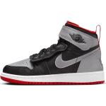 Schwarze Nike Air Jordan 1 High Top Sneaker & Sneaker Boots mit Riemchen für Kinder Größe 36 