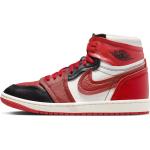 Rote Nike Air Jordan 1 High Top Sneaker & Sneaker Boots aus Textil für Damen Größe 40,5 