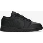 Schwarze Nike Air Jordan 1 Low Sneaker für Kinder 