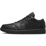 Schwarze Nike Air Jordan 1 Low Sneaker leicht für Herren Größe 40 