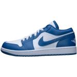 Blaue Nike Air Jordan 1 Low Sneaker aus Leder rutschfest für Damen Größe 40 