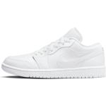 Weiße Elegante Nike Air Jordan 1 Low Sneaker aus Kunstleder leicht für Damen Größe 36 