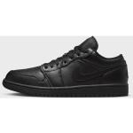 Schwarze Nike Air Jordan 1 Low Sneaker für Herren Größe 45 