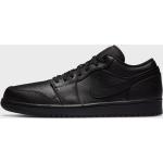 Schwarze Nike Air Jordan 1 Low Sneaker mit Basketball-Motiv für Herren Größe 42 