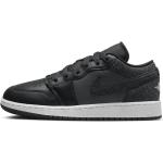 Schwarze Nike Air Jordan 1 Low Sneaker leicht für Herren Größe 38,5 