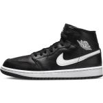 Schwarze Nike Air Jordan 1 High Top Sneaker & Sneaker Boots aus Leder für Damen Größe 42,5 