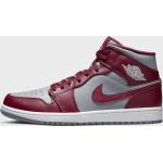 Rote Nike Air Jordan 1 High Top Sneaker & Sneaker Boots aus Leder für Herren Größe 44 
