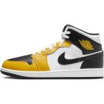 Gelbe Nike Air Jordan 1 High Top Sneaker & Sneaker Boots aus Leder für Herren Größe 42 