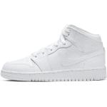 Weiße Nike Jordan 1 High Top Sneaker & Sneaker Boots für Kinder Größe 36,5 