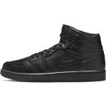 Schwarze Nike Air Jordan 1 High Top Sneaker & Sneaker Boots aus Textil leicht für Herren Größe 44,5 