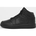 Schwarze Nike Air Jordan 1 High Top Sneaker & Sneaker Boots aus Leder für Kinder Größe 38,5 
