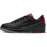 Reduzierte Schwarze Nike Air Jordan 2 Low Sneaker aus Leder für Herren Größe 41 