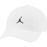 Weiße Nike Air Jordan Jumpman Herrenschirmmützen aus Baumwollmischung Einheitsgröße für den für den Frühling 
