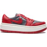 Reduzierte Rote Nike Air Jordan 1 Low Sneaker aus Leder für Damen 