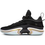 Schwarze Nike Air Jordan XXXVI Low Sneaker aus Kunstleder Leicht für Herren Größe 43 