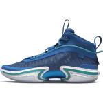 Blaue Nike Air Jordan XXXVI Basketballschuhe mit Schnürsenkel Leicht für Herren Größe 36,5 