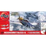 Airfix A50183 - 1:72 Messerschmitt Me262 & P-51D Mustang Dogfight Double