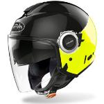 Airoh Helios Fluo Yellow Gloss Jet-Helm 53