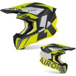 Airoh Twist 2.0 Lift Dunkelblau Gelb MX Helm Crosshelm Motocross Quad Enduro S (55/ 56cm)