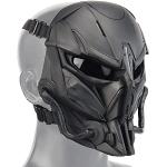 Airsoft-Maske Taktischer Vollgesichtsschutz Einstellbare Maske mit PC-Linse, geeignet für Airsoft-Jagd CS-Spiel Cosplay Kostümparty und andere Outdoor-Aktivitäten