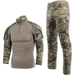 Camouflage Herrentarnkleidung mit Reißverschluss aus Polyester Größe S 