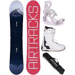 Airtracks Damen Snowboard-Set Freestyle Freeride D