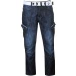 Airwalk Herren Cargo Jeans mit Gürtel 38W R