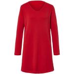 Reduzierte Rote TCHIBO Nachhaltige Damennachthemden aus Baumwolle Größe XXL 