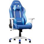Blaue Akracing Gaming Stühle & Gaming Chairs aus Kunstleder 