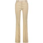 Sandfarbene Vintage Akris Punto Bootcut Jeans mit Fransen aus Denim für Damen Größe S 