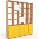 Aktenregal Gelb - Flexibles Büroregal: Türen in Gelb - Hochwertige Materialien - 195 x 233 x 35 cm, konfigurierbar