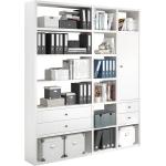 Weiße Fredriks Emporio Büroschränke & Home Office Schränke aus MDF Breite 150-200cm, Höhe 200-250cm, Tiefe 0-50cm 