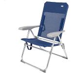 Reduzierte Marineblaue Strandstühle aus Aluminium rostfrei Breite 0-50cm, Höhe 0-50cm, Tiefe 0-50cm 