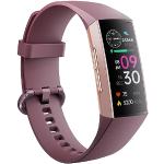 Aktivitätstracker für Frauen Männer 1.1''AMOLED Bildschirm Fitness Uhren mit Herzfrequenz Blutdruck Schlaf Monitor Kalorien Tracking Schritt Zähler Smart Band für Android und iPhone (lila 1)