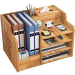 Reduzierte Schreibtisch Organizer aus Holz 
