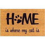 Akzente Home is my cat Coco Design Kokosfußmatte 045 x 075 cm Fußabtreter, Schmutzfangmatte