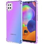 Violette Samsung Galaxy A12 Hüllen durchsichtig aus Silikon stoßfest 
