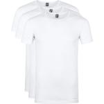 Reduzierte Weiße Kurzärmelige Alan Red U-Ausschnitt T-Shirts für Herren Größe XXL 3-teilig 