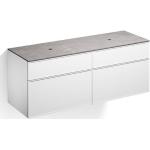 Weiße Alape Waschbeckenunterschränke & Badunterschränke mit Schublade Breite 0-50cm, Höhe über 500cm, Tiefe 50-100cm 